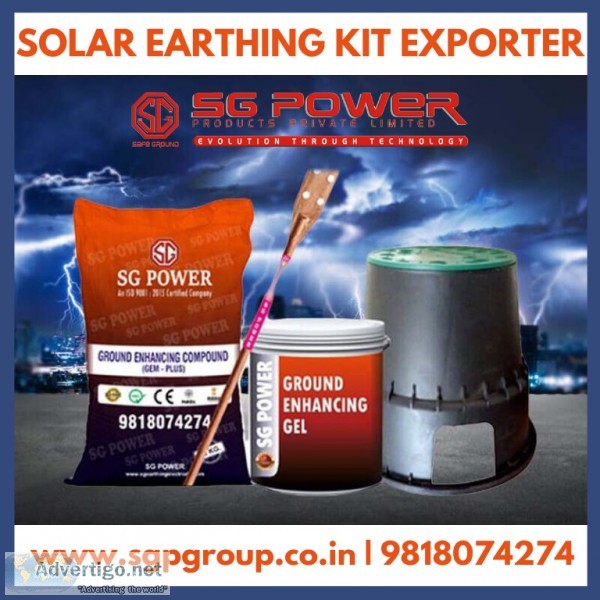 Solar Earthing Kit Exporter - sggroup