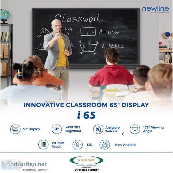 Newline- Innovative Classroom 65" Interactive Display