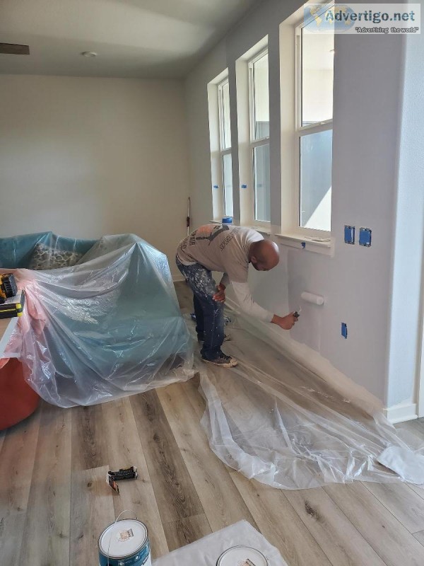 Interior paintingFlooring installation