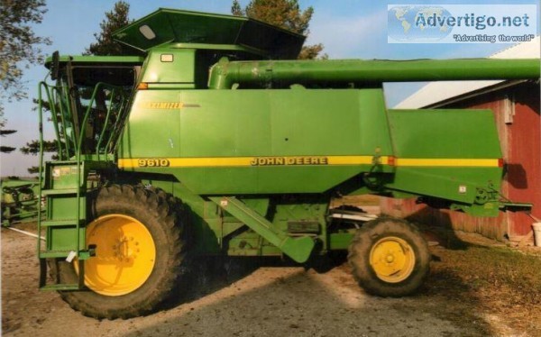 1999 John Deere 9610 Combine For Sale In Taylorville Illinois 62