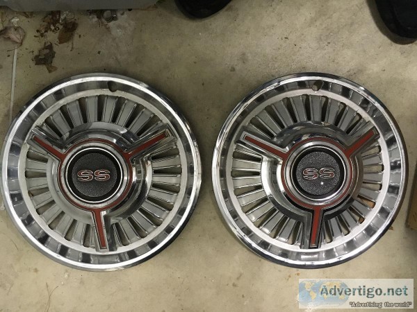 2  1960s ss supersport hubcaps