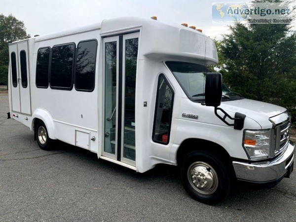 2012 Ford E350 Non-CDL Wheelchair Shuttle Bus (A5085)us