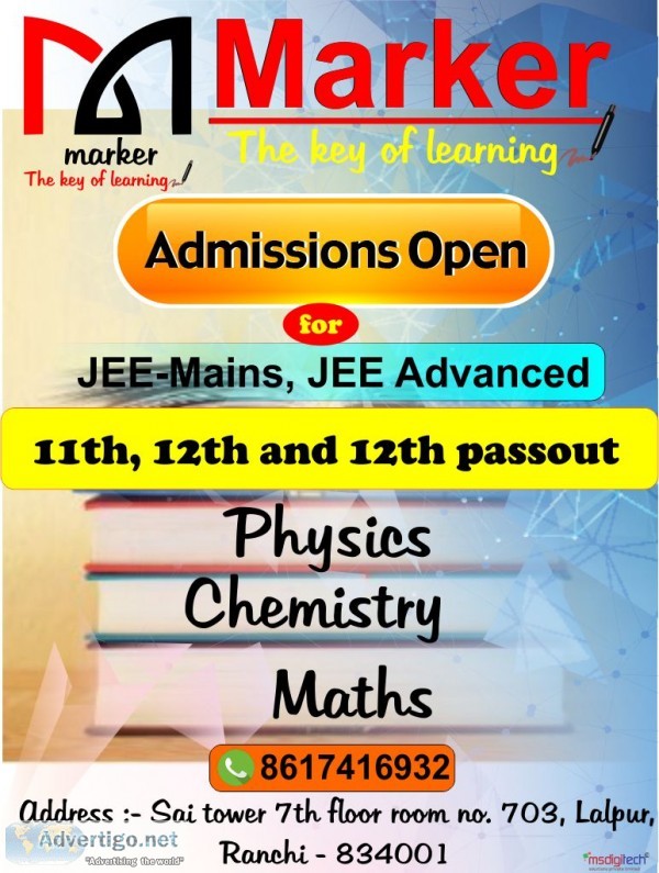 Top jee institutes in jharkhand