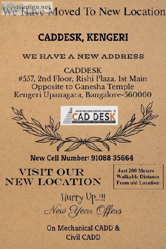 CAD DESK Kengeri &ndash Offers training on Revit