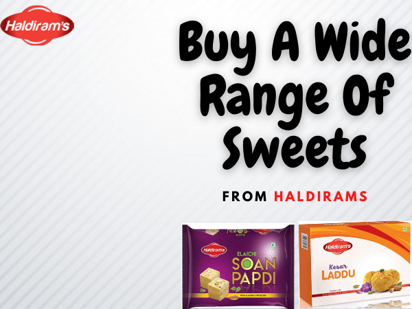 Buy A Wide Range Of Sweets From Haldirams