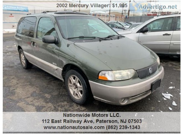 2002 Mercury Villager Estate 4dr Mini Van