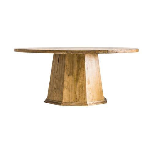 Milly Round Solid Wood Dining Table  ChicParadisLux