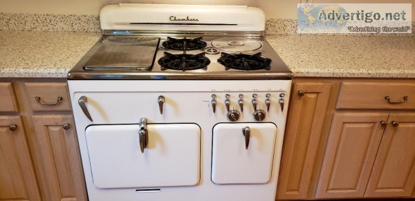 Vintage Restored Chambers Gas Range