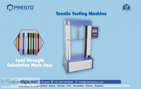 Tensile Testing Machine Manufacturer and Supplier