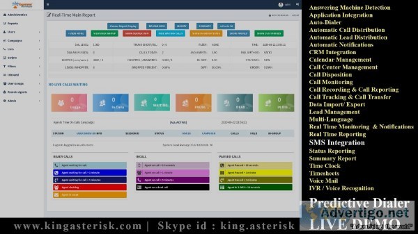 Dialing solution on hosted dialer