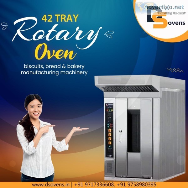 Get the First-rate Quality 42 Tray Rotary Oven at Best Price