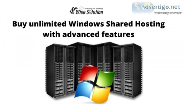 Buy unlimited Windows Shared Hosting with advanced features