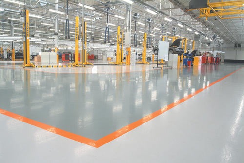 Epoxy paint, sports floor