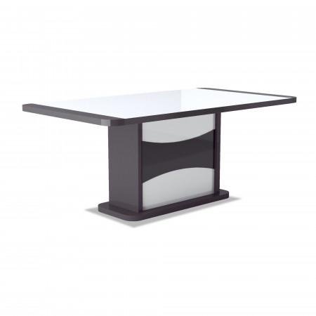 Tymothi White And Anthracite Grey Extending Dining Table 160cm-2