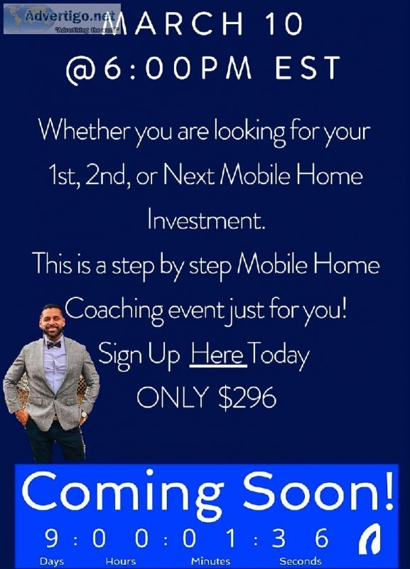 Mobile Home investing webinar