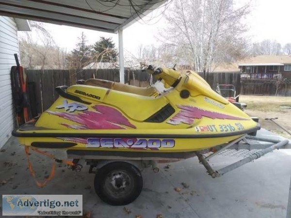 1995 and 1996 Sea Doo XPs with trailer