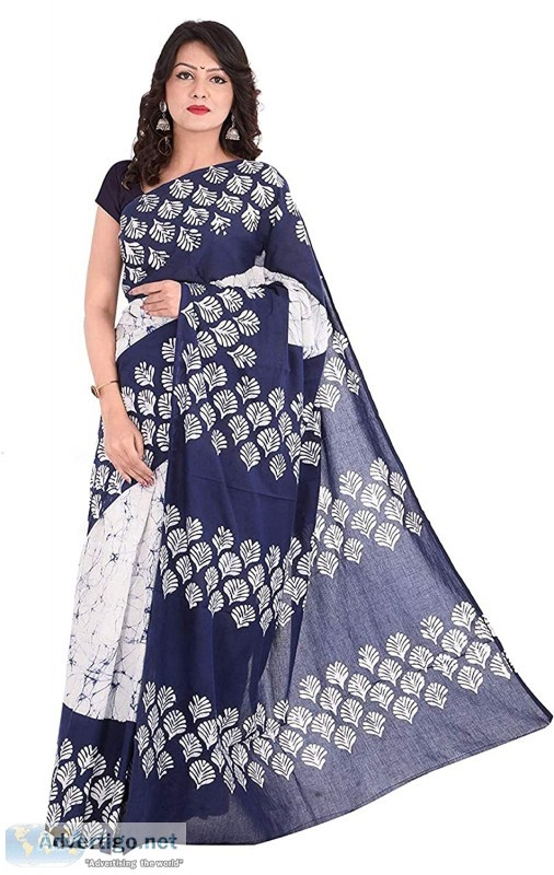 Best quality manufacturer sanganeri print sarees india