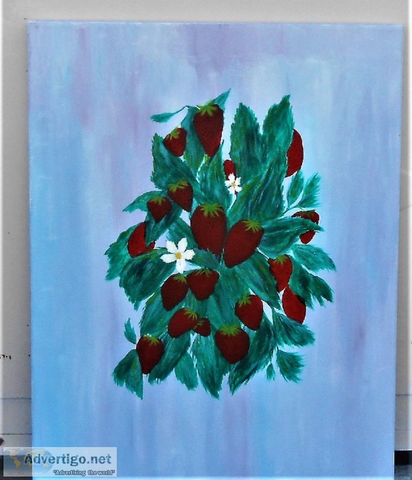 Strawberries Painting