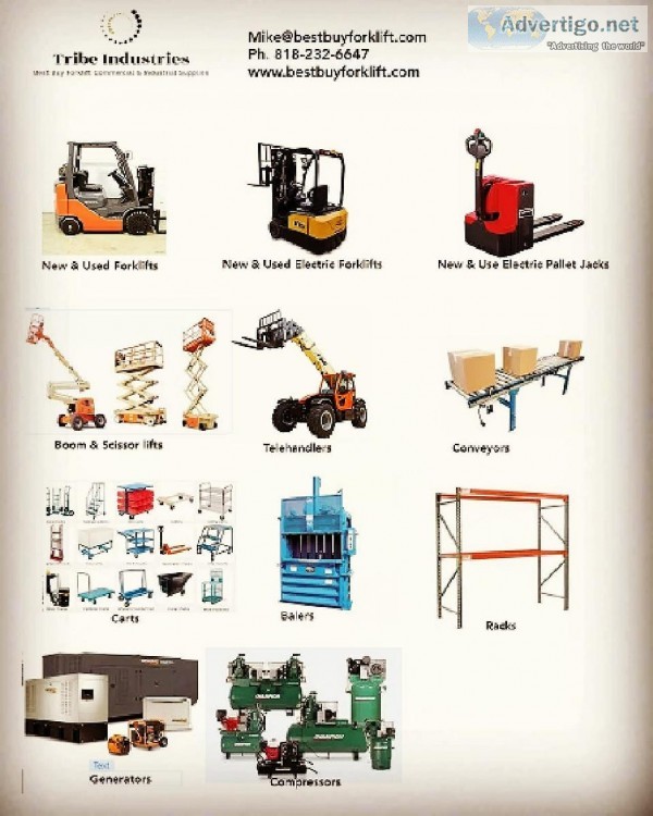 Forklift Pallet Jacks Lifts conveyors pallet racks and much more