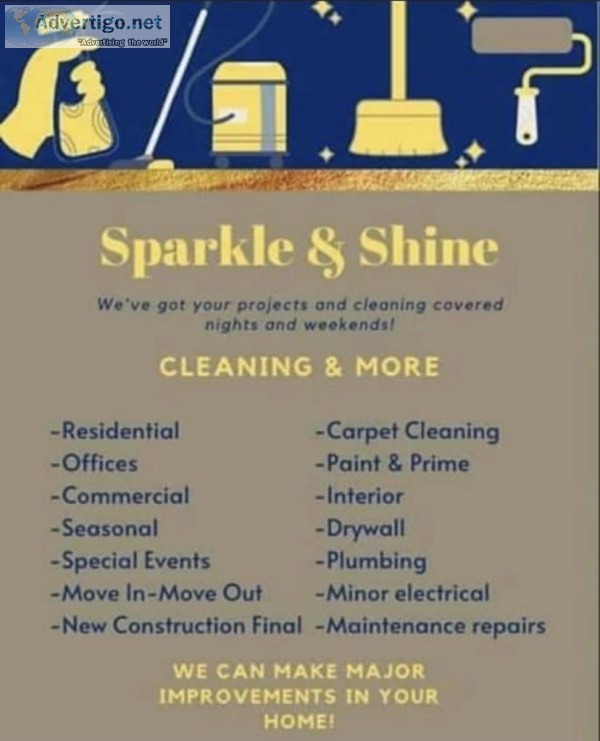 Let Me Help Your Home Sparkle.