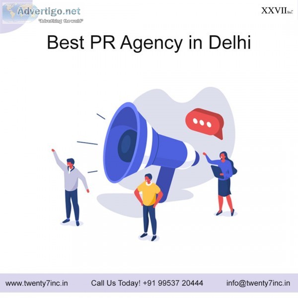 Best PR Agency in Delhi - Twenty7 Inc