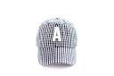 CUSTOM GINGHAM BASEBALL HAT