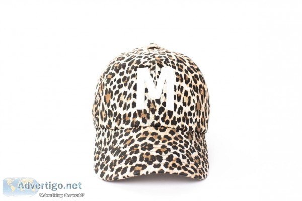 CUSTOM LEOPARD BASEBALL HAT
