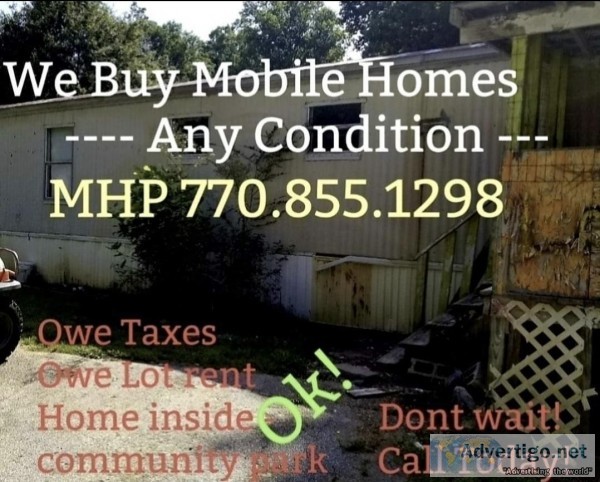 Mobile home any condition