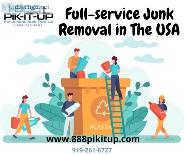 Top Junk Removal Services  1-888-PIK-IT-UP