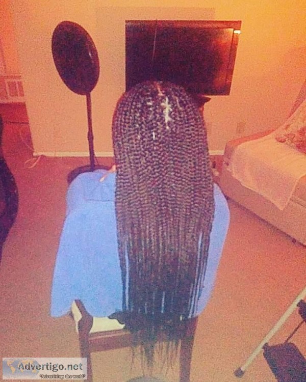 100 BOX BRAID SPECIAL WITH HAIR INCLUDED