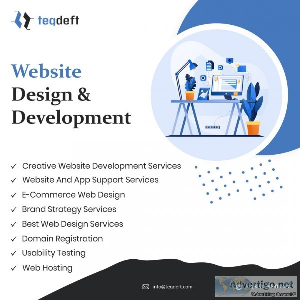 Best Web Design and Development Company in India - teqdeft