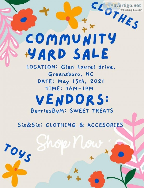 Community Yard Sale