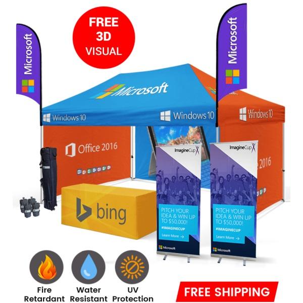 Trade Show 10X20 Tents With fully customizable