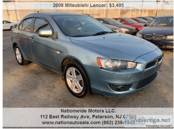 2008 Mitsubishi Lancer ES 4dr Sedan CVT 3495