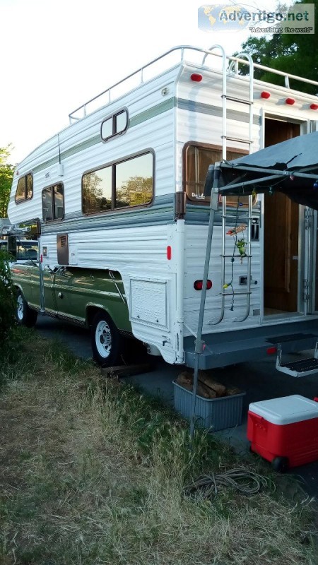 87 cabover camper very clean