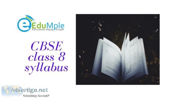 CBSE class 8 syllabus