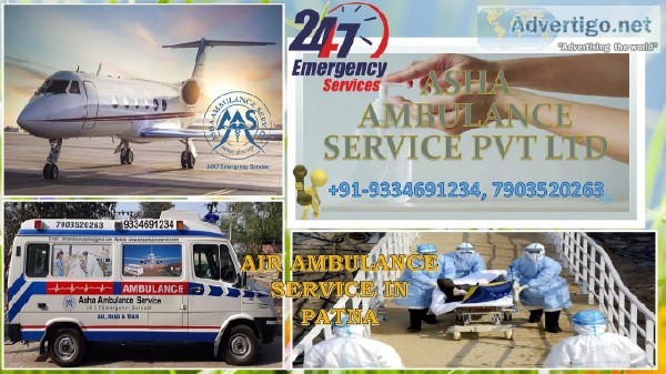 Get a low cost reliable Air Ambulance Service ASHA