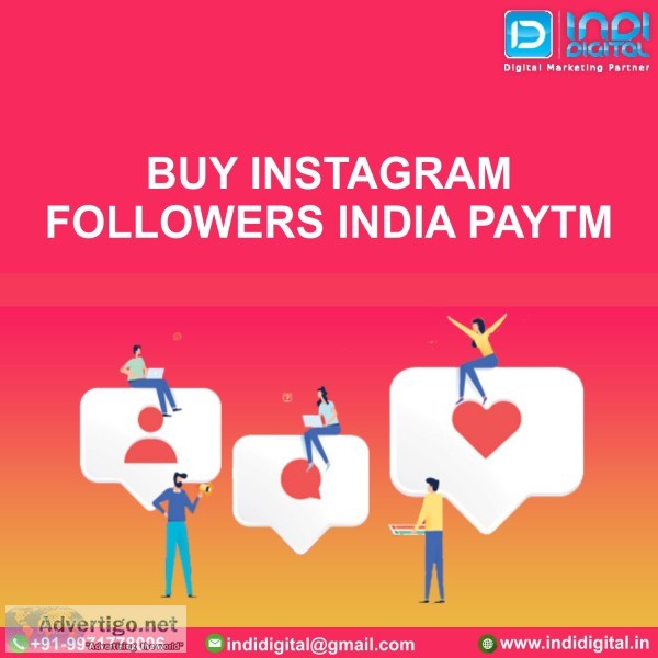 Buy real instagram followers india paytm