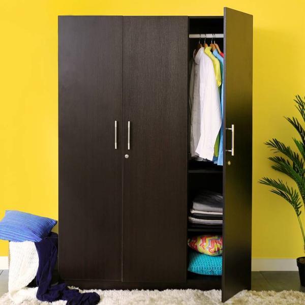 Bharat Lifestyle Amsterdam 3 Door Wardrobe