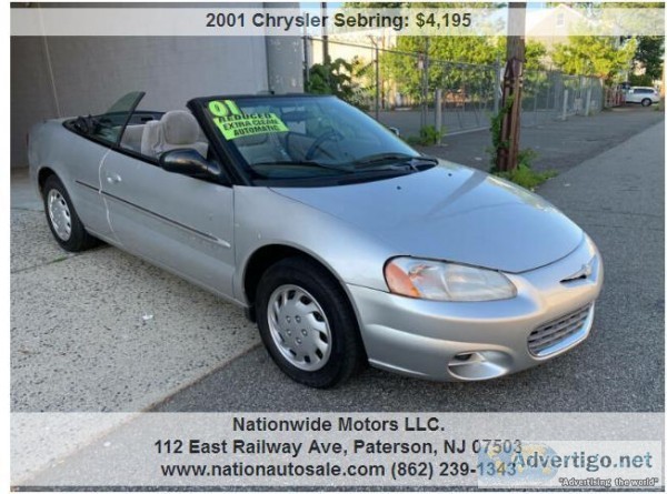 2001 Chrysler Sebring LX 2dr Convertible 4195