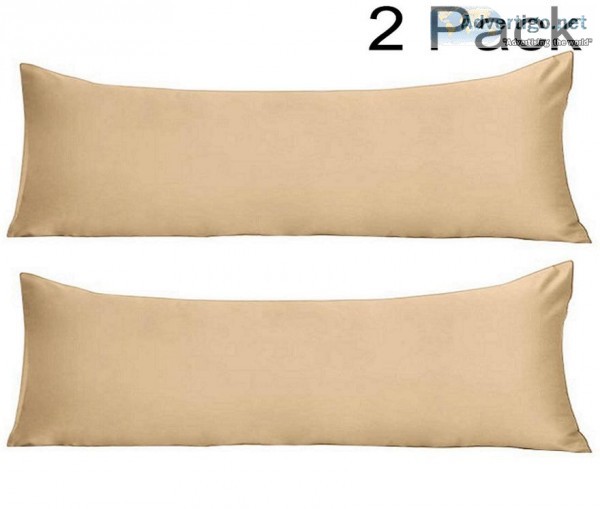 Beige body pillow cover