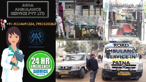 Hire 247 hours Road Ambulance Service for Covid patients with be