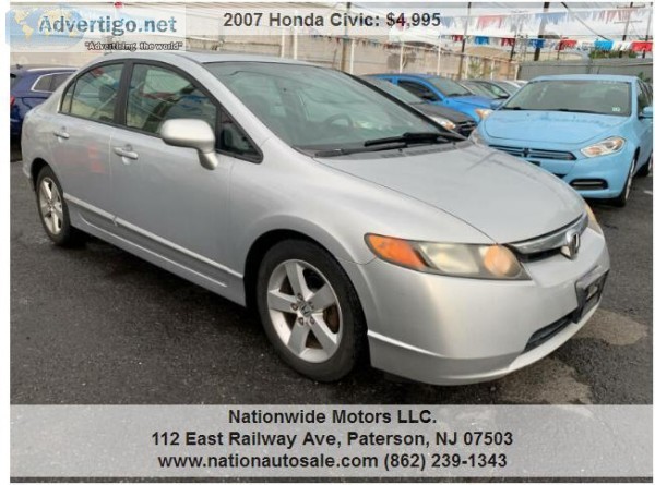 2007 Honda Civic EX 4dr Sedan (1.8L I4 5A)  4995