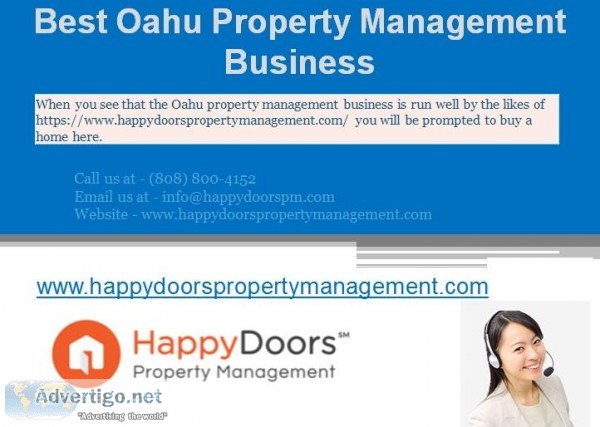 Best Oahu Property Management Business - www.happydoorsproper ty