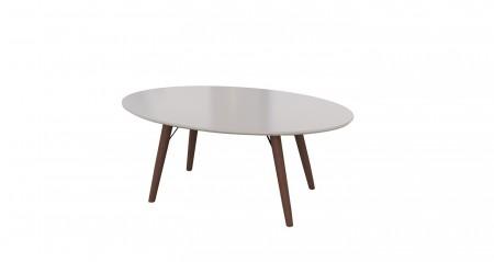 Emma Champagne Gloss And Walnut Coffee Table