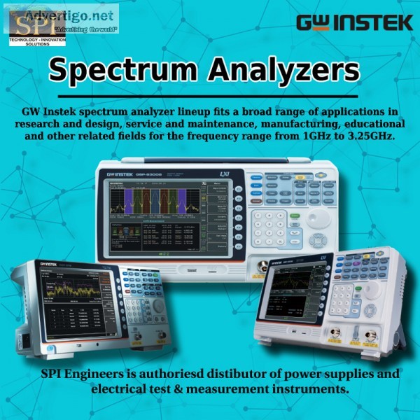 Gw instek spectrum analyzer at competitive prices