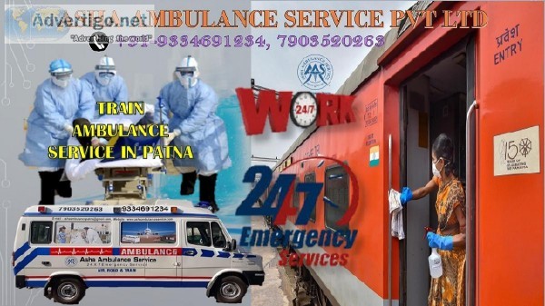 Get your best Train Ambulance Service in just one call ASHA