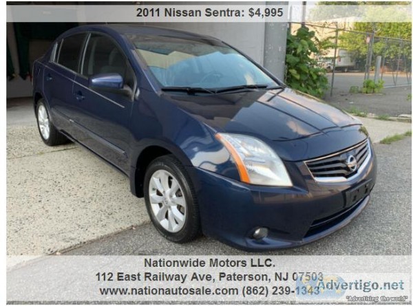 2011 Nissan Sentra 2.0 SL 4dr Sedan  4995