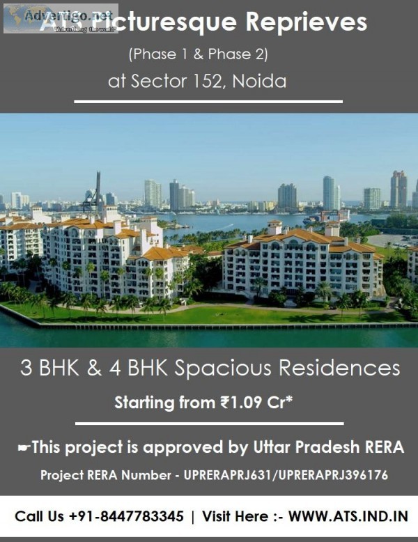 ATS Picturesque Reprieves Sector 152 Noida  Experience a New Urb