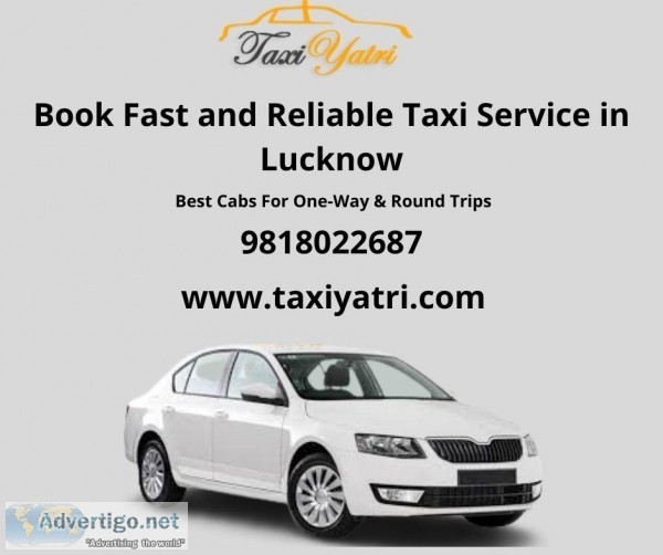 Book Outstation Taxi Service in Lucknow